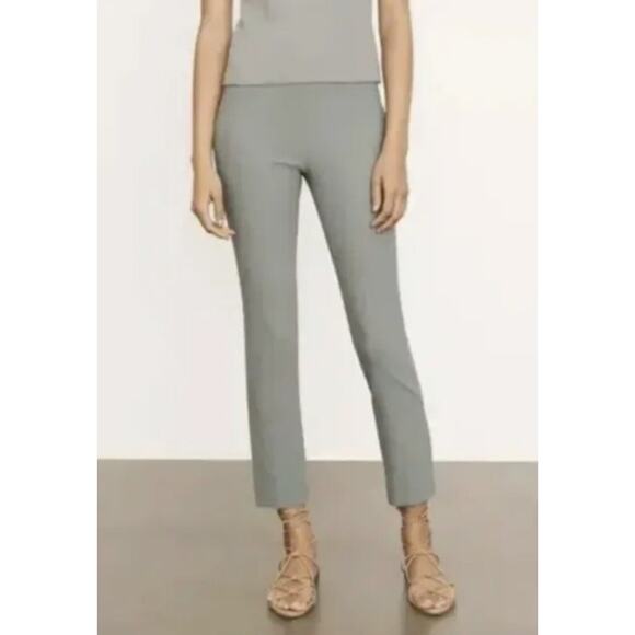 VINCE Sz XS Women’s Pants Blue Green New NWT Side Zip Stretch Neiman Marcos New